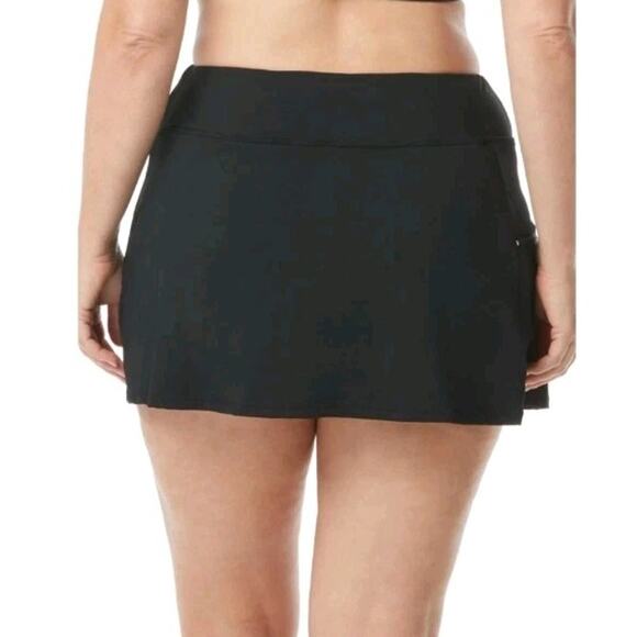 Beach House Plus Size Emma Pull On Swim Skort Black Size 24W Skirt 3X - Picture 2 of 8